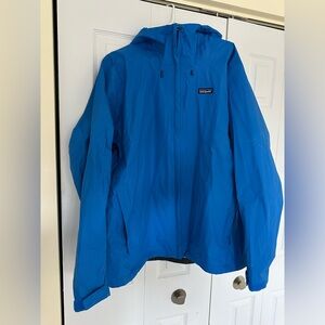 Patagonia Vibrant Blue Men’s XXL Torrentshell 3L Rain Jacket